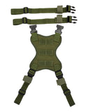 Military Helmet Carrier Attachment (Olive Green)