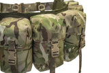 Special Forces Airborne Webbing Belt w/ Cobra Buckle (4 Pocket, MTP)