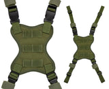Military Helmet Carrier Attachment (Olive Green)