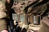 Special Forces Airborne Webbing Belt w/ Cobra Buckle (3 Pocket)