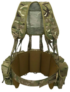 Special Forces Airborne Webbing Set w/ Cobra Buckle (Yoke + 3 Pocket Belt)